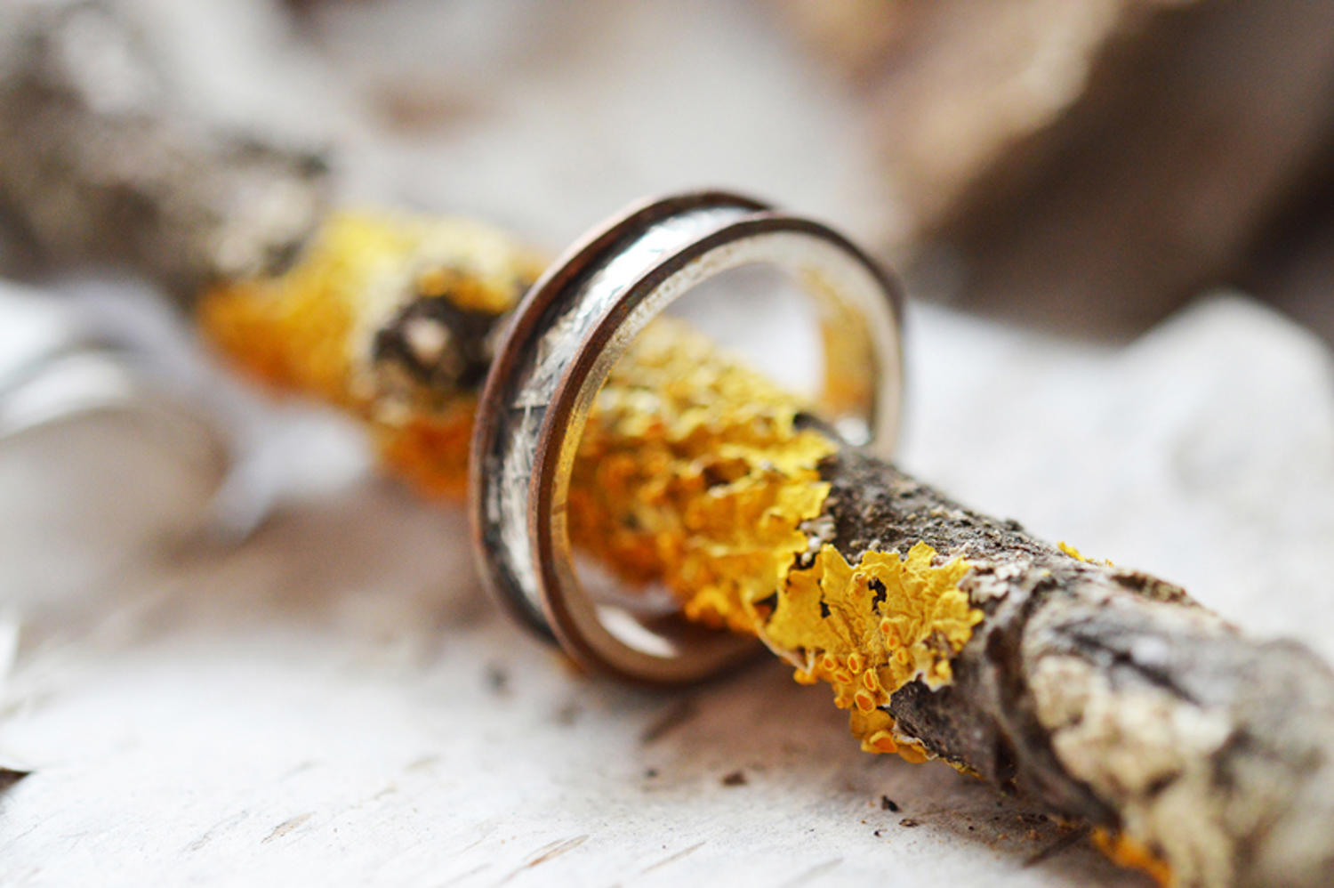 Inel argint si cupru