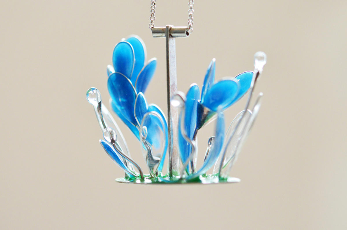 Pandantiv argint Blue Heaven