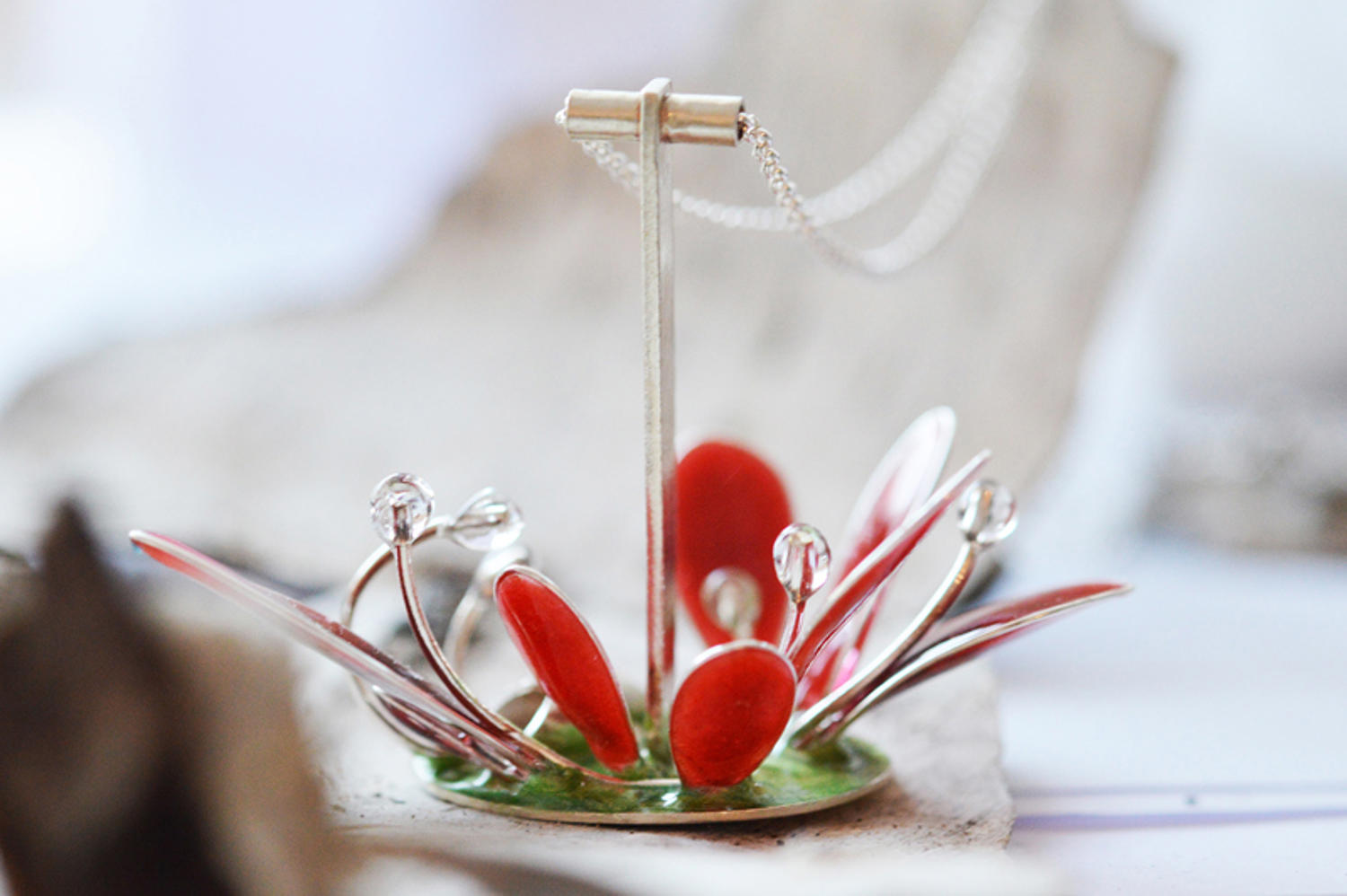 Pandantiv argint Red Heaven