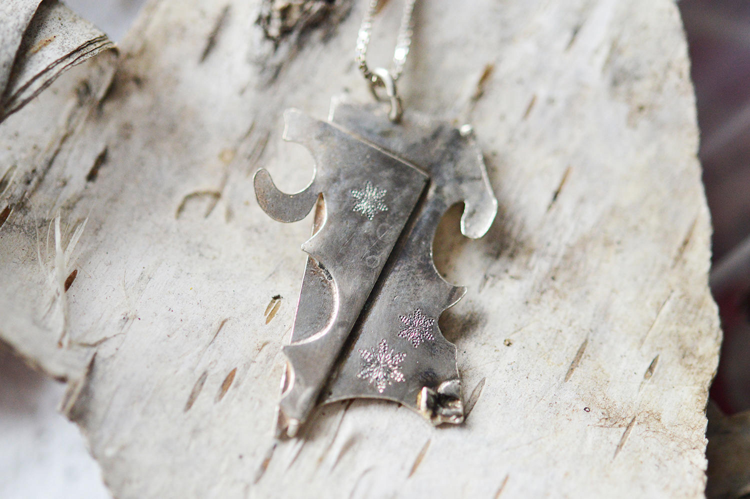 Pandantiv argint Stormy Winter