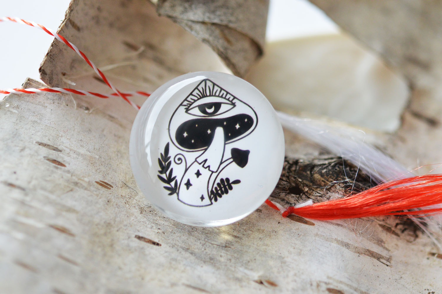 Martisor brosa Ciupercuta (print)