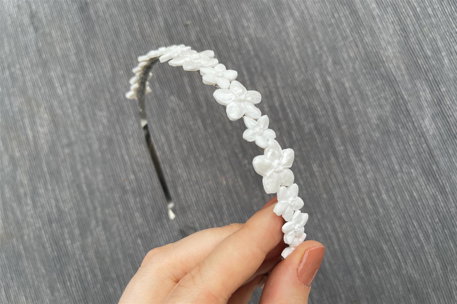 Coronita par mireasa cu flori batute