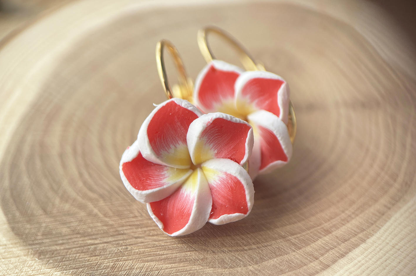 Cercei placati aur 14K Sarutul