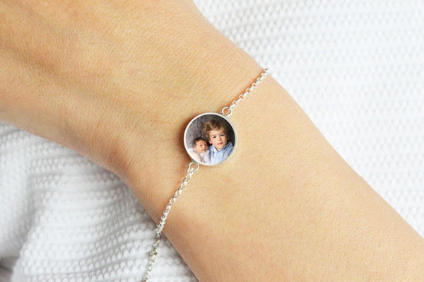 Bratara argint 925 poza cu frati