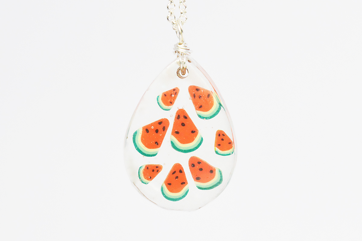 Pandantiv argint 925 Watermelon