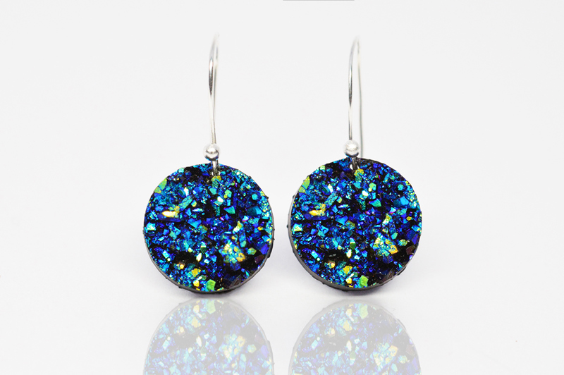 Cercei argintati Stardust